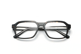 Kaya Eyeglasses, Square Aviator Tortoiseshell Glasses - side view on white background