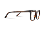 Trust Brown, Gafas cuadradas de acetato marrón - Lado