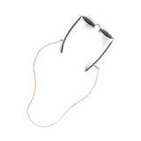 Cadena para gafas - Cadena para gafas perla blanca y oro