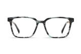 Trust Grey, Lunettes carrées en acétate gris - avant