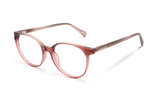 Felicity Pink, ovala rosa acetatglasögon - vinklade