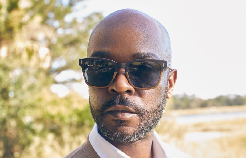 man wearing high end polarized Oxford sunglasses 