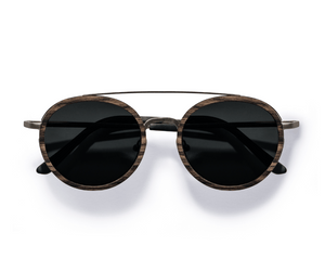 Aspen Gold Sunglasses | Round Double Bridge Sunglasses | Kraywoods