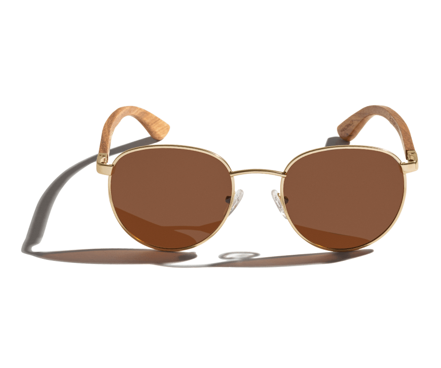 Lunettes de soleil dorées Austin