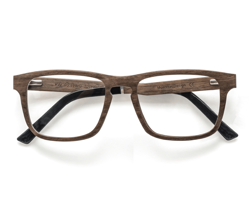 Kraywoods Sienna, lunettes de soleil à double pont en bois de bambou avec verres 100 % protection UV
