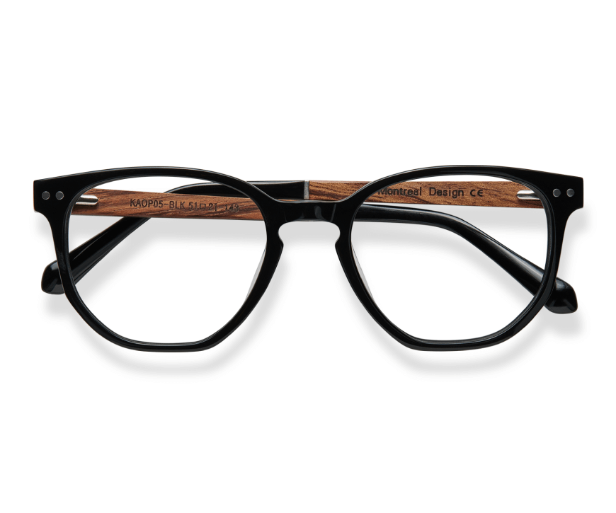 Faith Black Eyeglasses