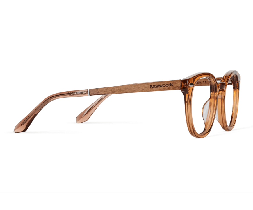 Lunettes marron féroce