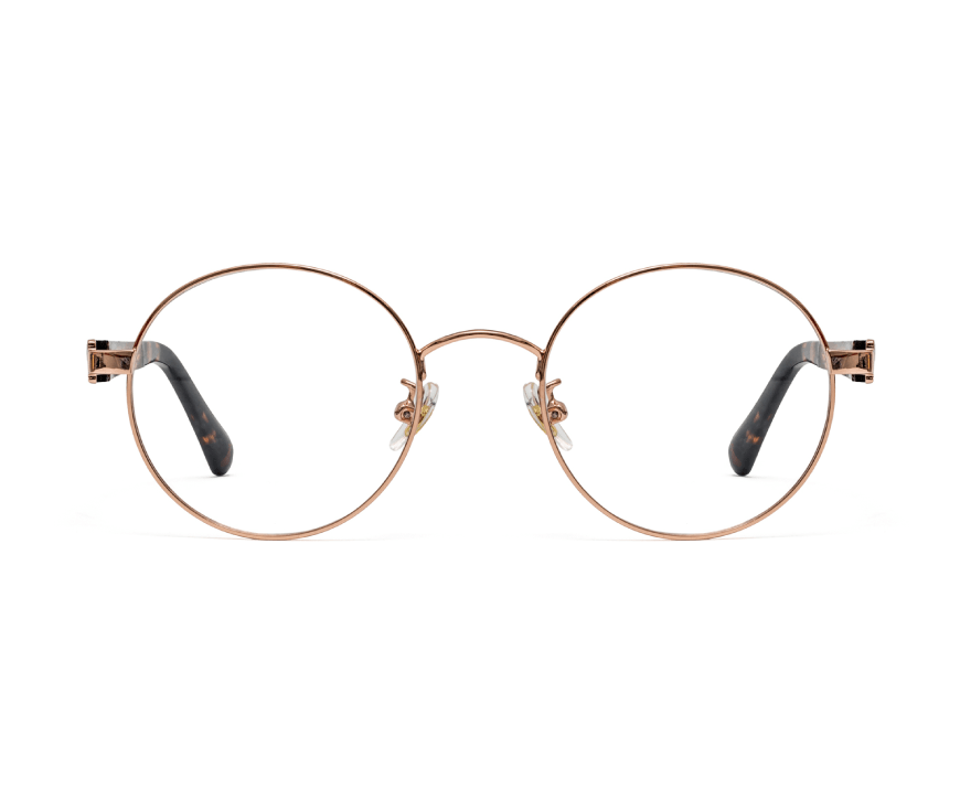 Joy Rose Gold Eyeglasses