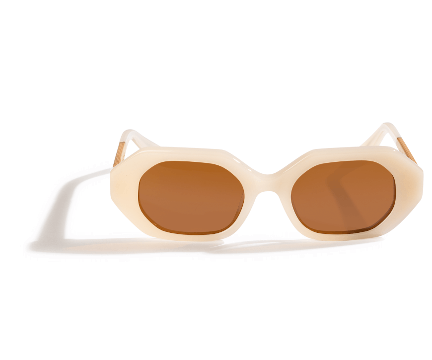 Lunettes de soleil Mia ivoire