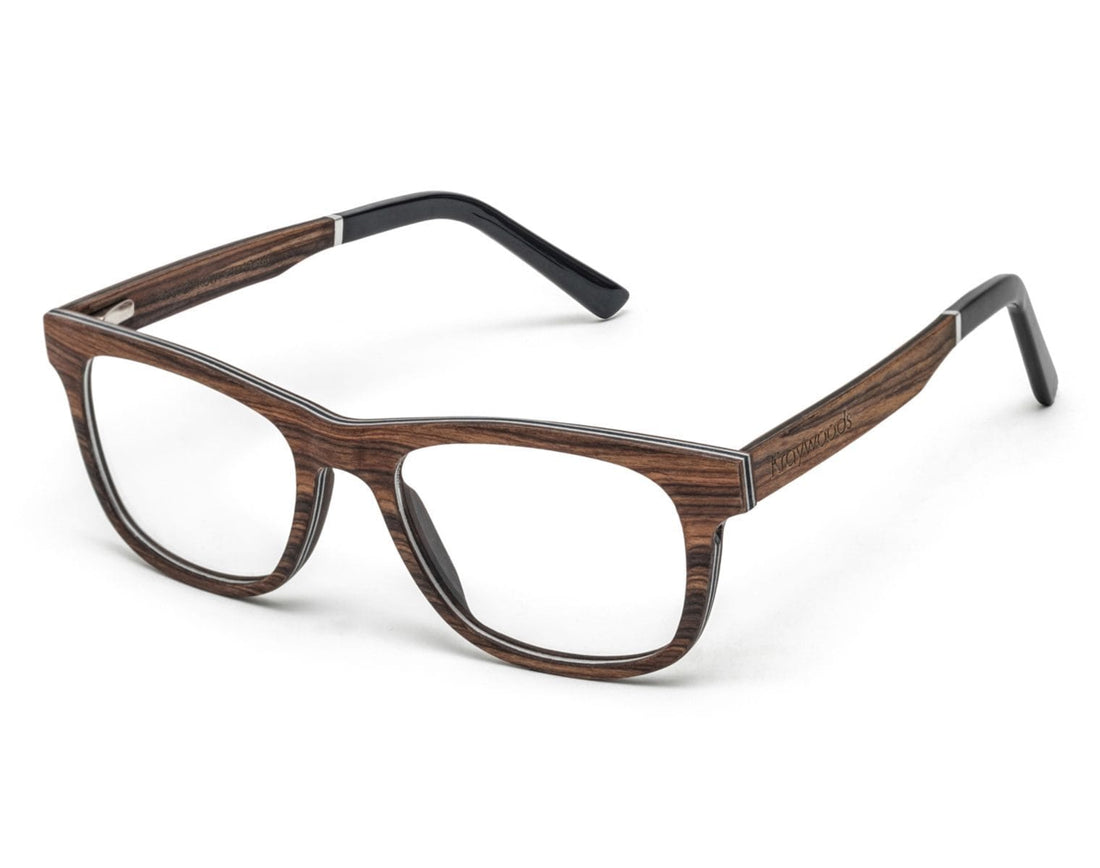 Brave Rose - Square Eyeglasses made from Rose Wood