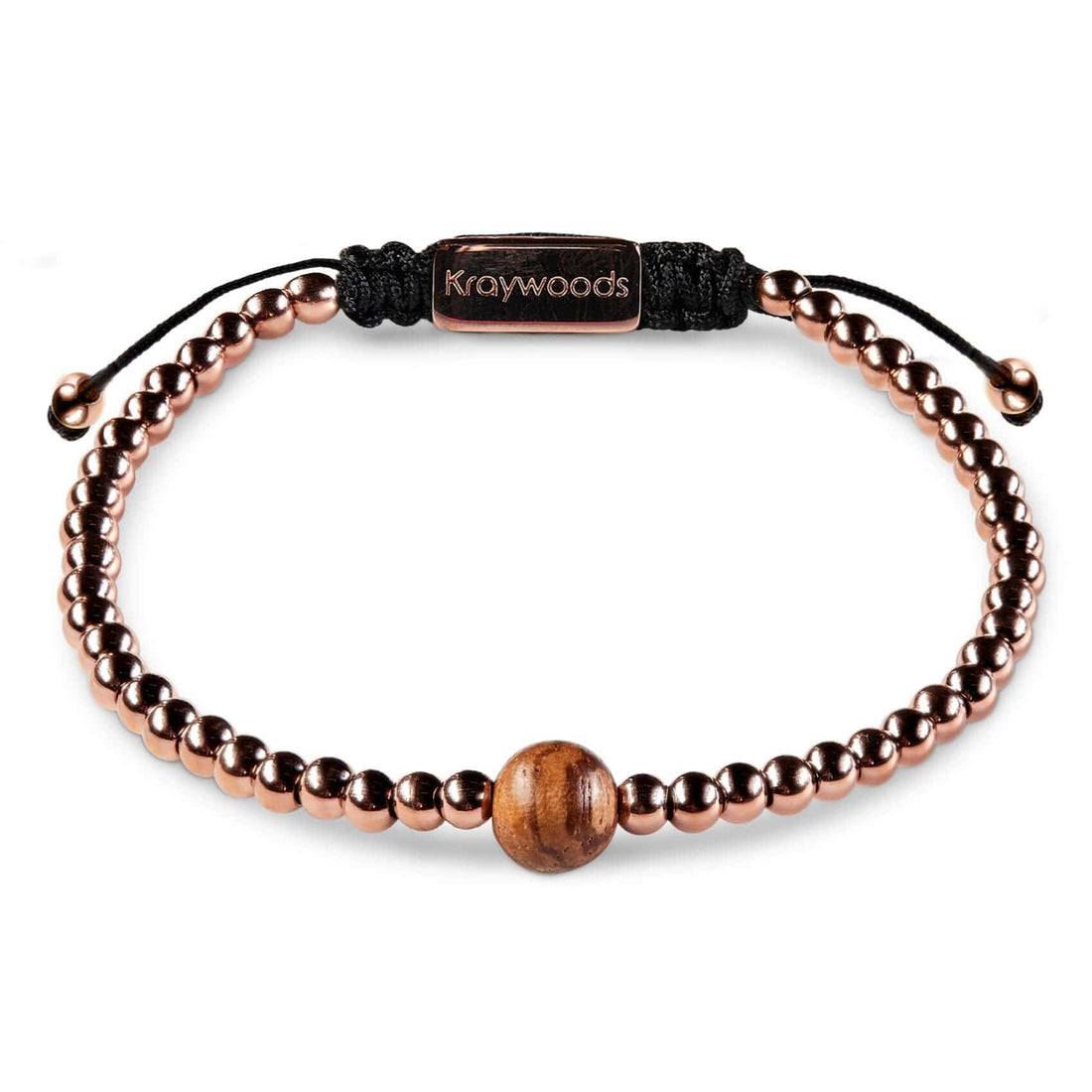 Rose Gold Macrame Bracelet