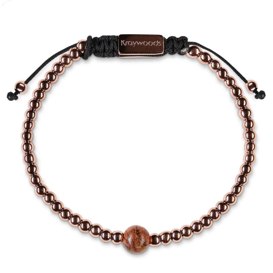 Rose Gold Macrame Bracelet