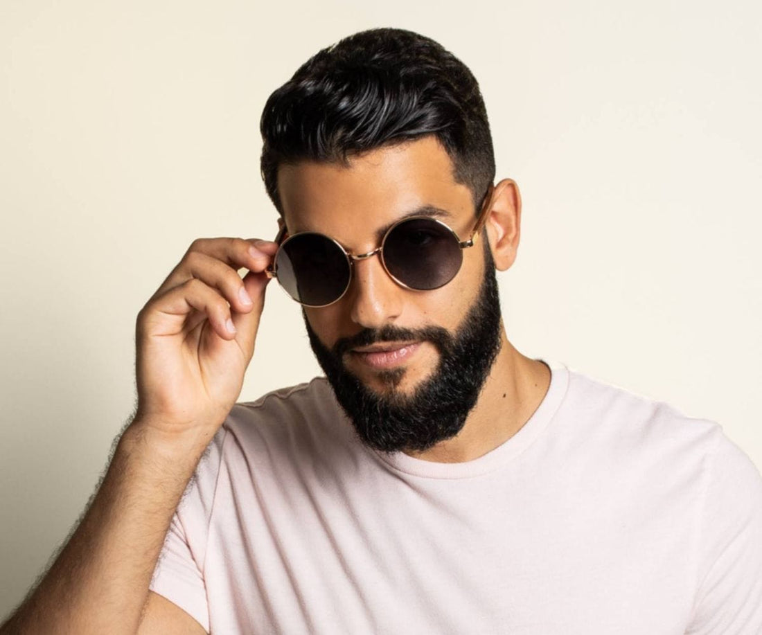 Round sunglasses men Clearance