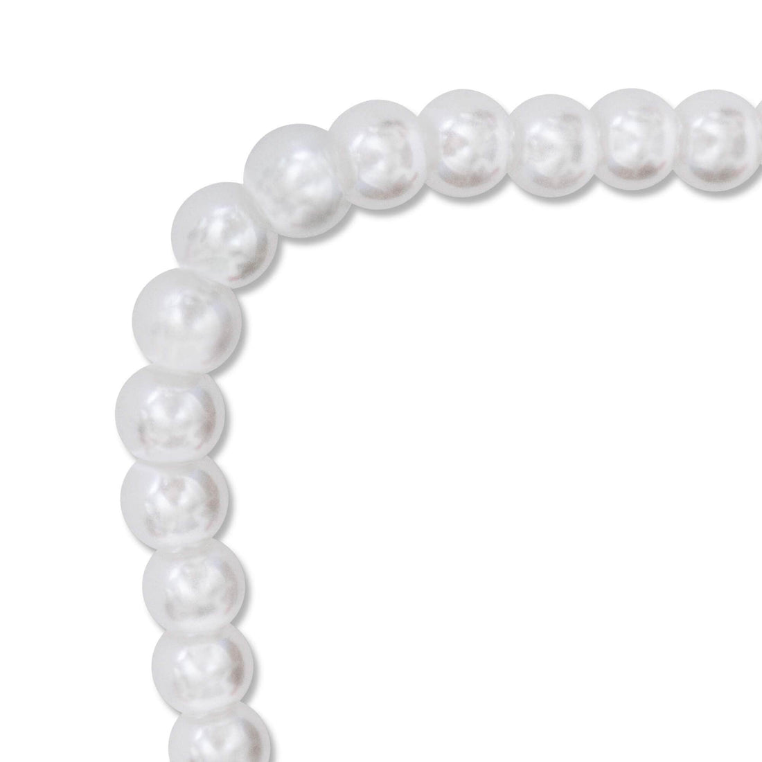 Chaîne de lunettes en perles blanches
