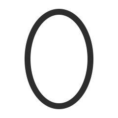 Oval Shape Icon