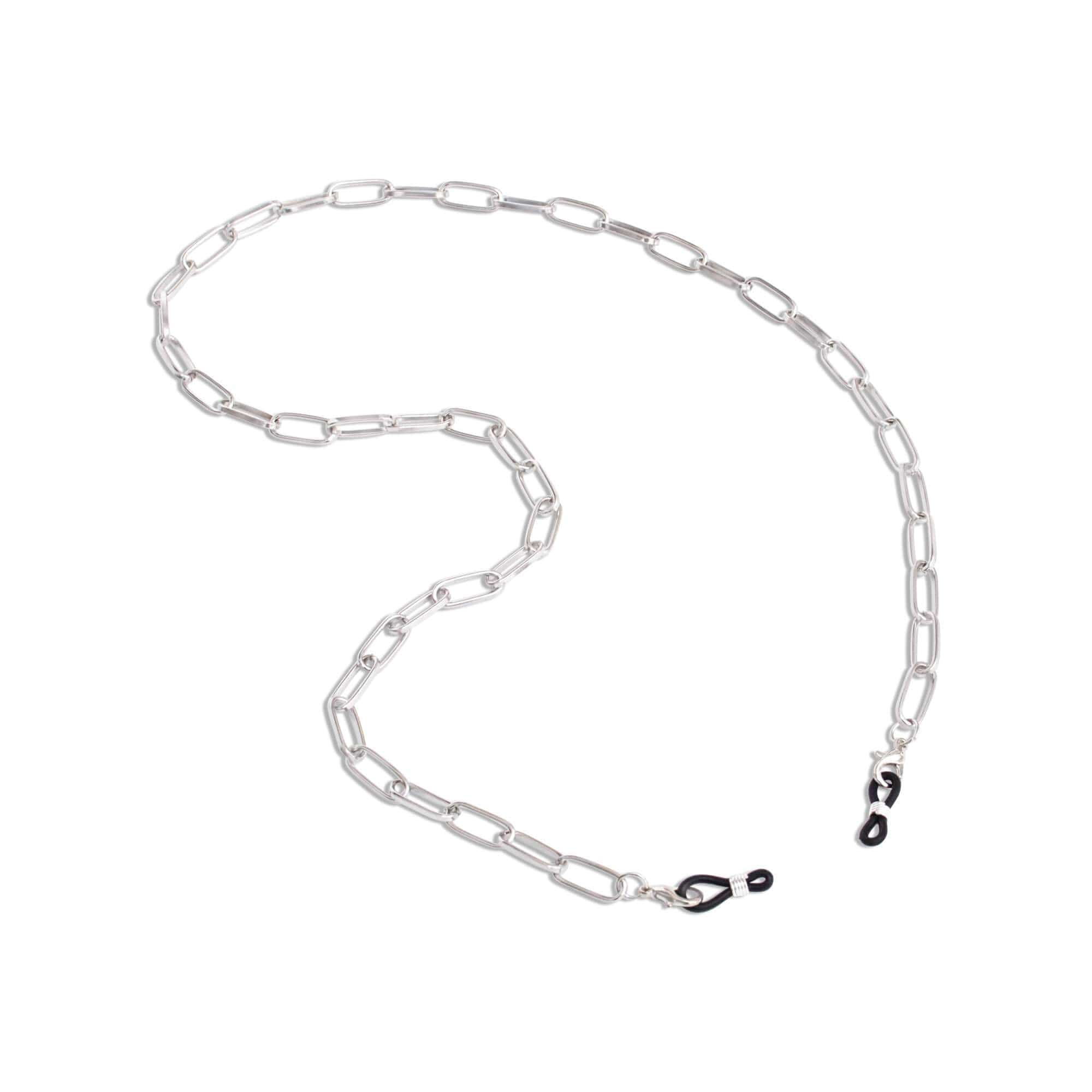 Brillenkette - Silberne Gliederkette für Brillen
