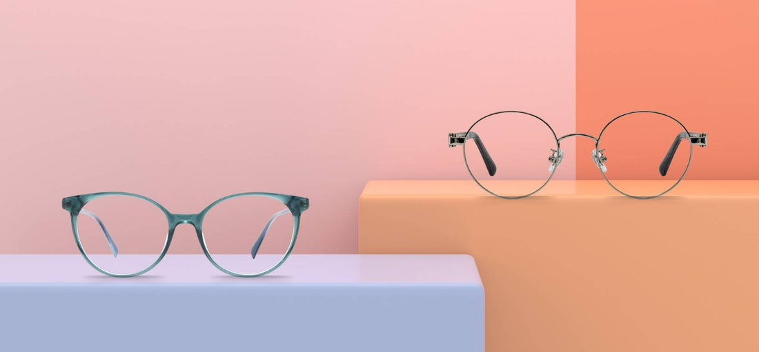 Monturas de Acetato vs Monturas de Metal: Cómo elegir las gafas perfectas