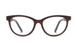 Charm Violeta, Gafas de Madera Sandalia Ojo de Gato - Delantero