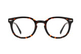 Fierce Negro, Gafas con montura redonda gruesa negra - Delantero