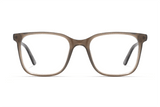 Marvel Gris, Gafas cuadradas sobredimensionadas de acetato gris - Delantero