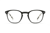 Dare Black, Gafas Retro Cuadradas de Acetato Negro - Delantero