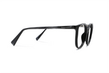Serene Negro, Gafas Ovaladas de Acetato Negro - Lado
