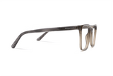 Marvel Gris, Gafas Cuadradas Sobredimensionadas de Acetato Gris - Lado