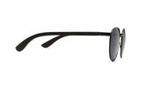Austin Negro , Gafas de sol redondas de metal negro - Lado