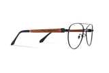 Gafas de Aviador Purpose Negras, Sobredimensionadas - Laterales