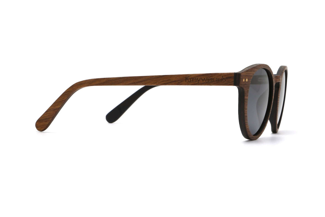 Ralph , Gafas de sol retro redondas de madera - Lado