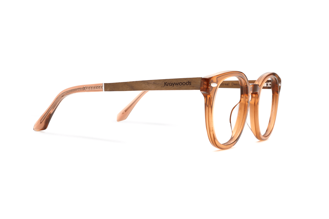 Gafas Marrón Feroz Lado