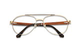 Gafas de aviador sobredimensionadas Purpose Gold - Plegadas