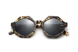Meteor, Gafas de sol octogonales marrón tortuga - Plegadas