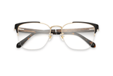 Oro Encantado, Gafas de Ojos de Gato Semi al aire - Plegadas