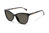 Allure Black, Gafas de sol negras ojo de gato - vista superior en ángulo