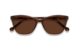 Allure Brown, Gafas de sol marrón ojo de gato - vista frontal plegada