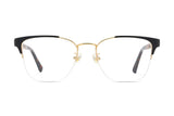 Oro Encantado, Gafas Semi al aire Ojos de Gato - Delantero