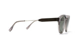 Gafas de sol de aviador con ojo de cerradura gris claro - Lado