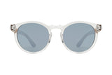 Groove, Gafas de sol reflectantes con montura redonda transparente - Delantero