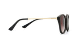 Hazel, Gafas de sol cuadradas marrón degradado - Lado