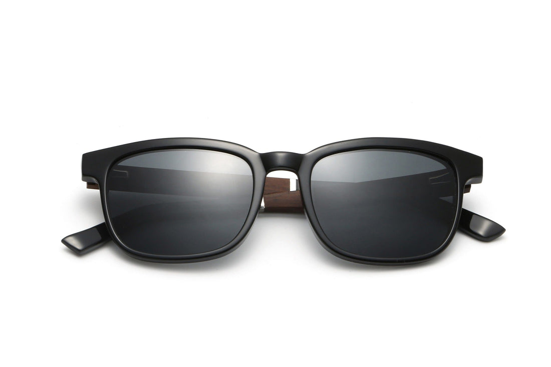 Scott, Gafas de sol rectangulares pequeñas negras - Plegadas