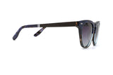 Cielo, gafas de sol de ojo de gato de tortuga azul - Lado