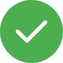 Marca de verificación verde