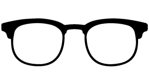 Icono con forma de línea de frente