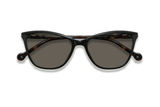 Allure Black, occhiali da sole Cat Eye Black - vista frontale piegata