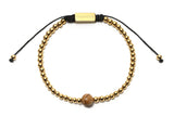 Macrame Gelang Manik Emas