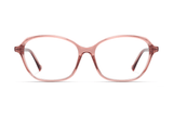 Glee Pink, Geometri Pink Acetate Cermin Mata - Depan