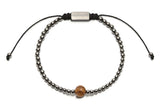 Macrame Gelang Manik Logam Pistol 