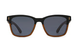 Oxford, Cermin Mata Hitam Kayu Persegi Polarized - Depan