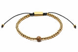 Macrame Gelang Manik Emas